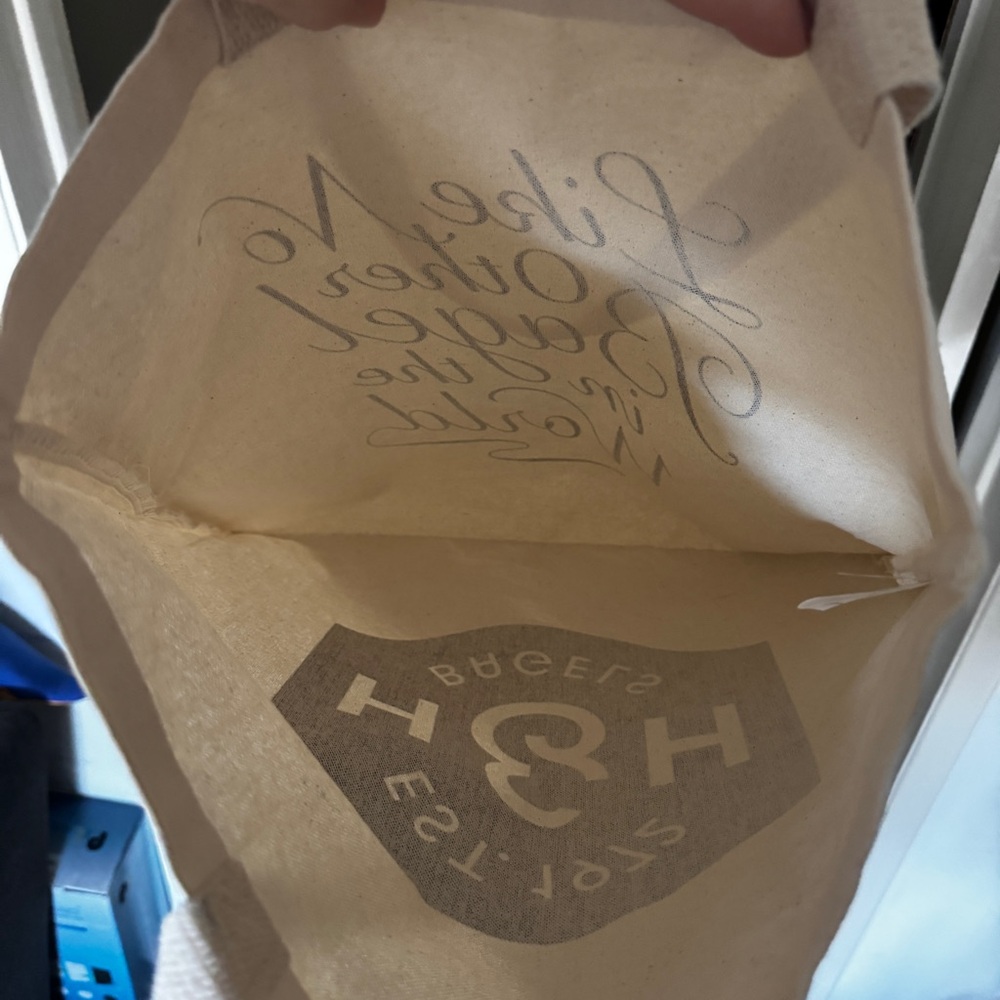 NWOT H&H Bagel Tote Bag - Picture 4 of 4